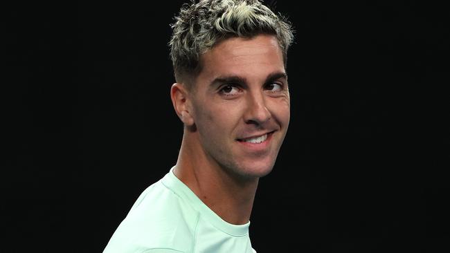 Thanasi Kokkinakis is through to the second round of the Australian Open. Picture: Mark Kolbe/Getty Images