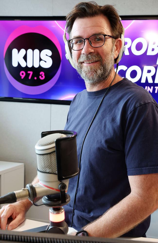 Kip Wightman in the KIIS 97.3 studios in Milton. Picture: Liam Kidston