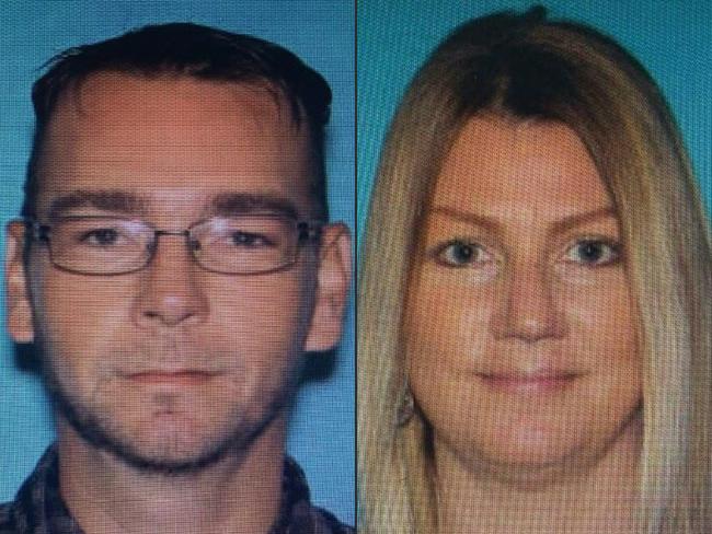 This photo released by the Oakland County Sheriff's Office in Michigan on December 3, 2021, shows James and Jennifer Crumbley of Oxford. Picture: Oakland County Sheriff's Office / AFP