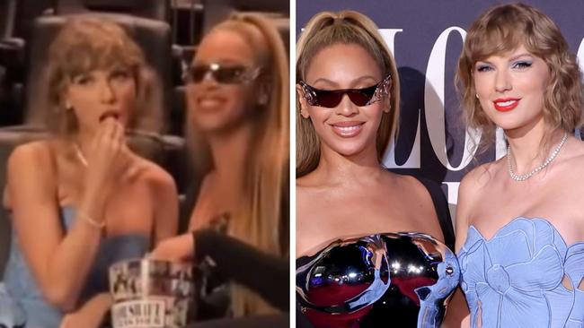 Beyonce joined Taylor Swift for the premiere of her Eras Tour concert film in Los Angeles - sending the Beyhive into a frenzy.