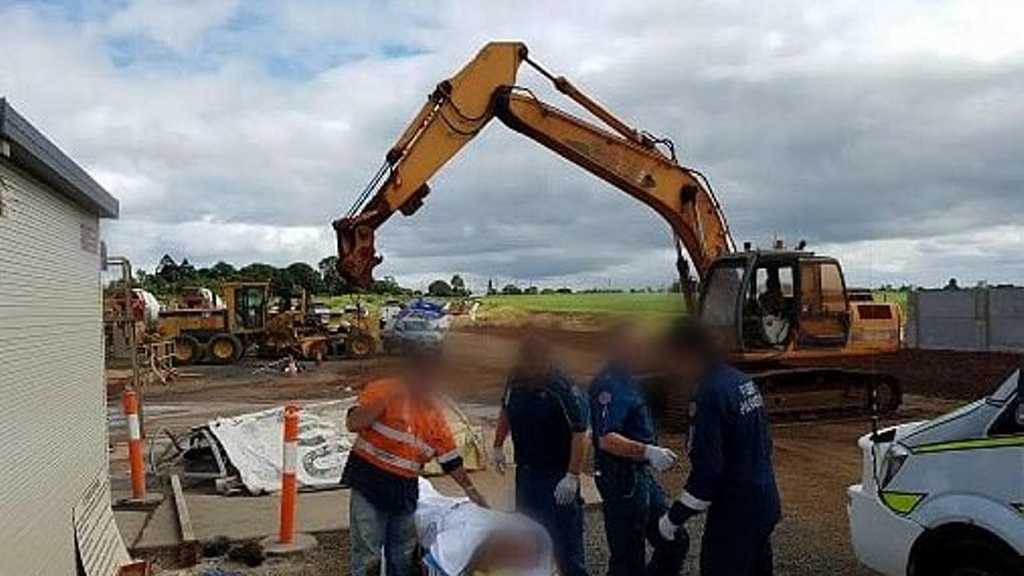 WORKPLACE ACCIDENT: A man was flown to Bundaberg Hospital after being injured at work. Picture: LifeFlight