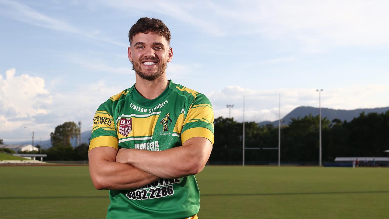 Clint Posselt will play for the Mareeba Gladiators in the 2021 Cairns and District Rugby League (CDRL) competition. Picture: Brendan Radke