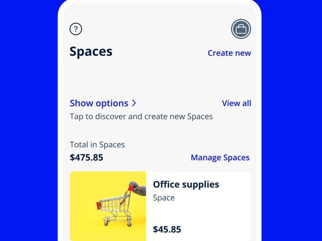 It will allow customers to have virtual spaces where funds can be grouped into spending categories.