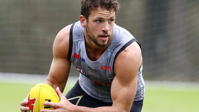 Travis Boak is reaping the rewards of a move back to the midfield. Picture: Sarah Reed