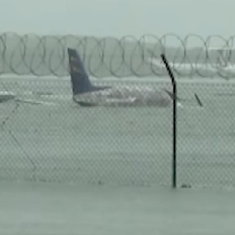 Severe flooding forced Cairns Airport to close – but as of Tuesday, it has reopened following an extensive effort to pump water out, clear and inspect the runway. Picture: Facebook