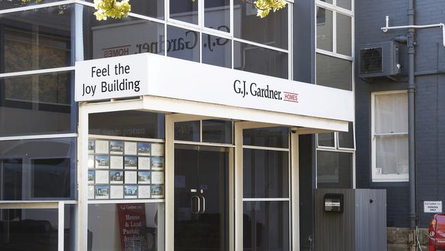 The office of G.J. Gardner on Sandy Bay Road in Battery Point that is now closed. Picture: Nikki Davis-Jones