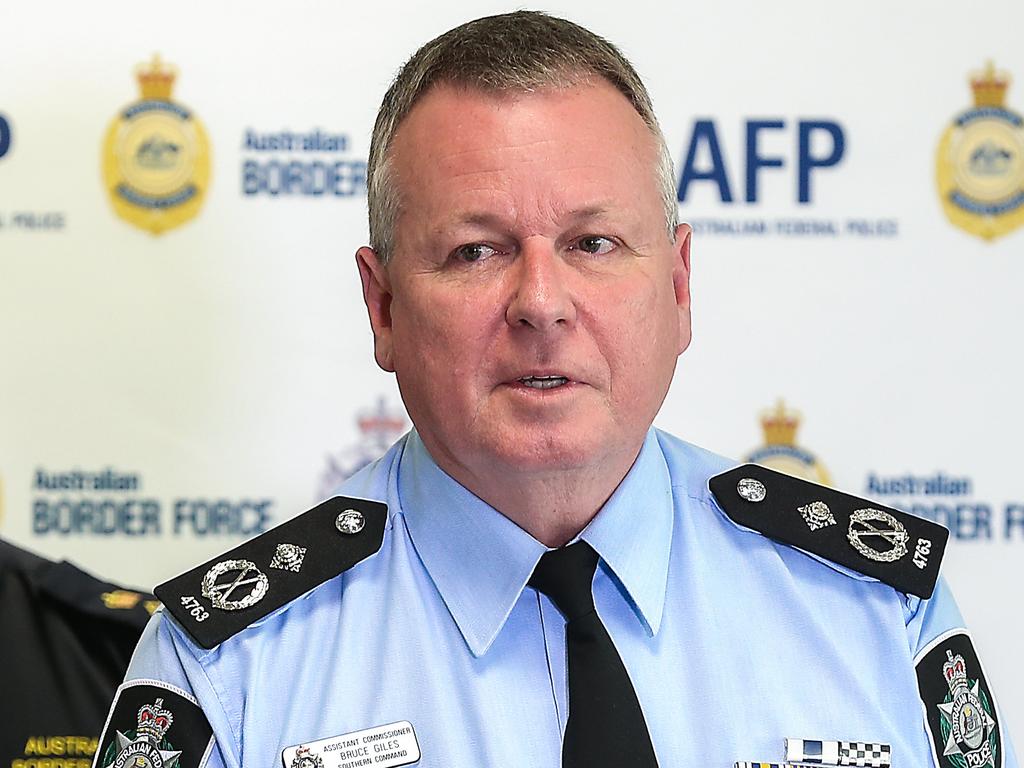 AFP TERROR ARREST PRESSER, NSW Police Assistant commissioner Mark