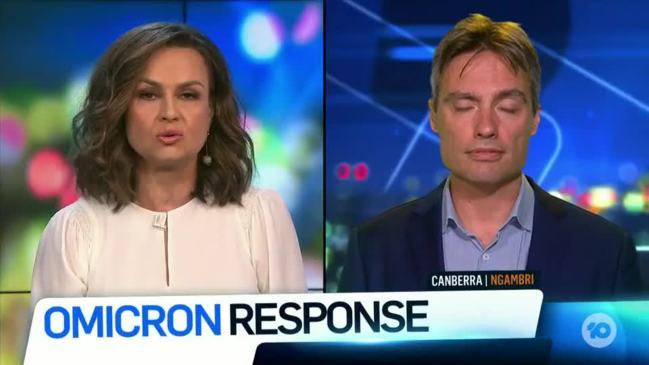 Lisa Wilkinson lashes Nick Coatsworth over Omicron prediction (The Project)