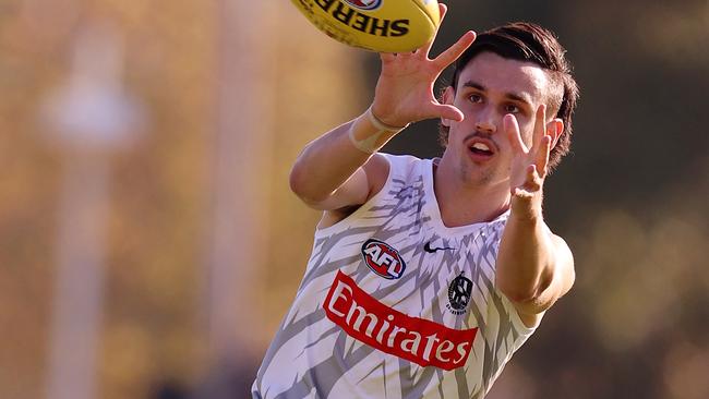 Liam McMahon during his time at Collingwood. Picture: Michael Klein