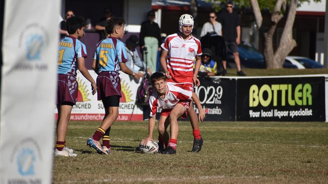 Brisbane Broncos Old Boys action: Keebra Park v Palm Beach Currumbin.