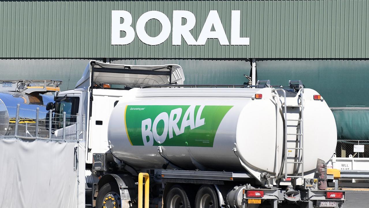 Boral shareholders who accept the offer for 0.1116 Seven Group shares and $1.70 in cash will be paid and assigned their shares within seven days. Picture: AAP