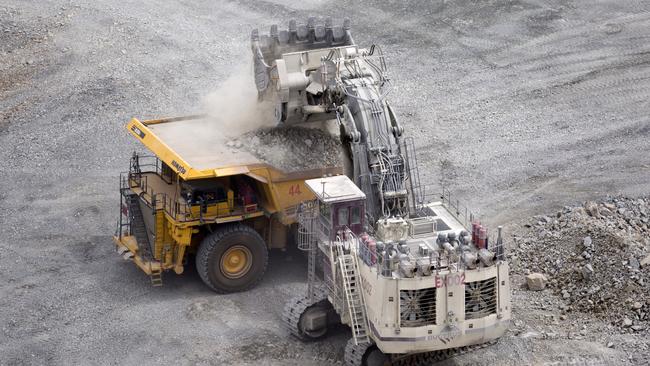 Production at Rio Tinto’s Oyu Tolgoi copper mine project in Mongolia is now expected to come in up to one-third over budget. Picture: Bloomberg