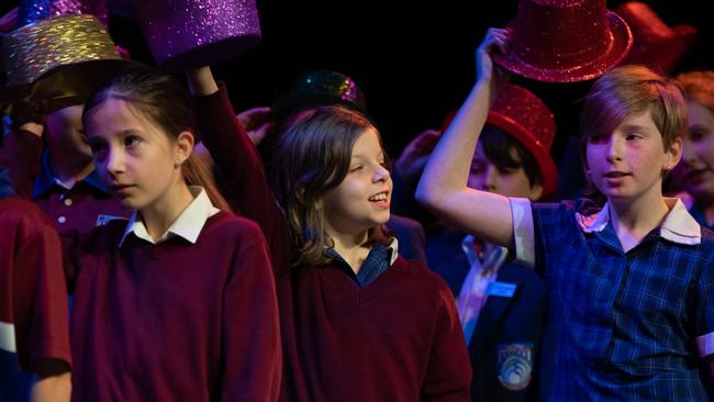 Geelong Schools Music and Movement Festival at Performing Arts Centre. Kardinia International College
