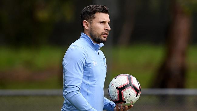 Sydney FC snapped up striker Kosta Barbarouses from Melbourne Victory. Picture: AAP