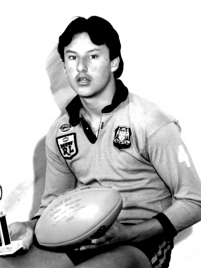 1984 photo of Laurie Daley at Junee High School.