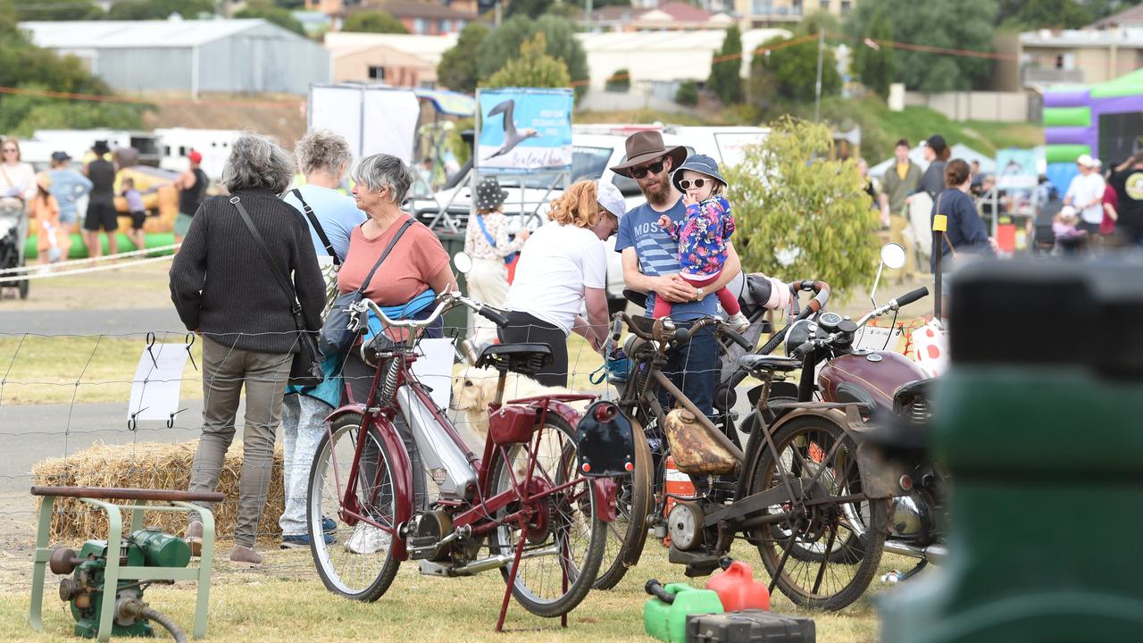 Farm machinery was on display at the Bellarine Agriculture Show on Sunday. Picture: David Smith