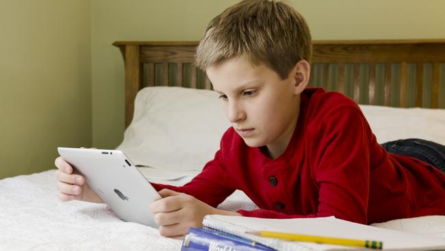 Year 7 students are among the first children to grow up with extensive screen use. Picture: iStock