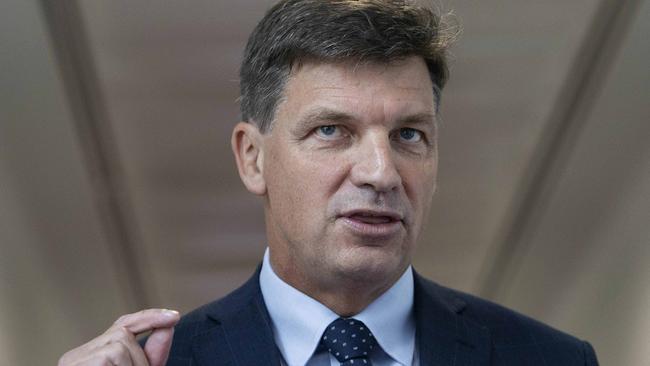 Energy Minister Angus Taylor says the government would support a ‘natural uptake’ of low- and zero-emissions vehicles and not force Australians into electric and hybrid cars. Picture: Gary Ramage