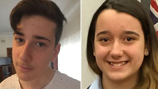 Jack, 15, and Jennifer Edwards, 13. The grieving mother of murdered schoolchildren Jack and Jennifer Edwards has released images of her teenage son and daughter shot dead by their father on Thursday in West Pennant Hills. (AAP Image/Supplied)