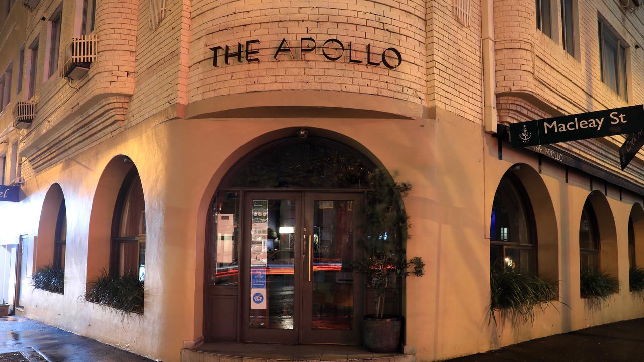 The Potts Point virus cluster includes 20 cases linked to The Apollo restaurant (above). Picture: Christian Gilles