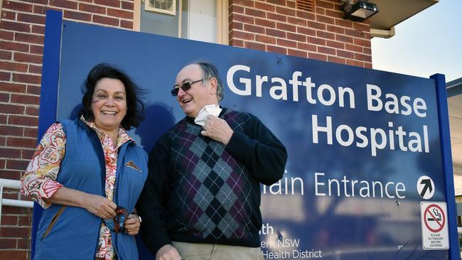 Grafton Base Hospital had a steady finish to 2021 (L-R) Registered nurse Deborah Monaghan and anaesthetist Dr Allan Tyson.