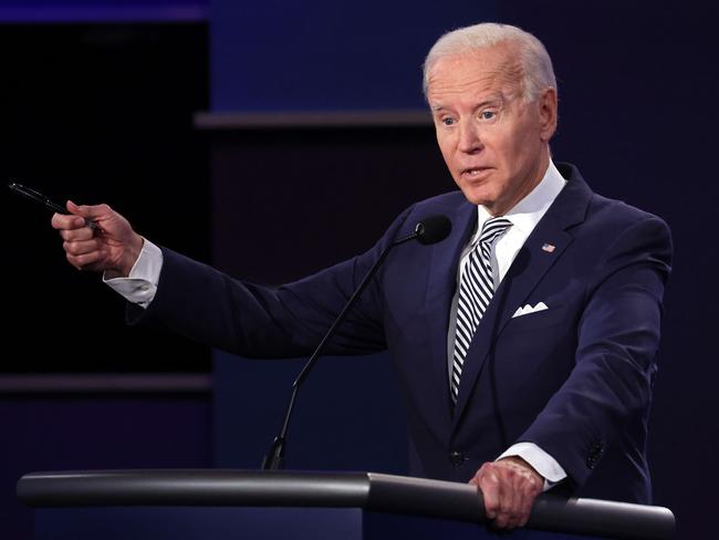 Joe Biden ‘looked weak and unappealing’ during the debate, a body language expert claimed. Picture: AFP