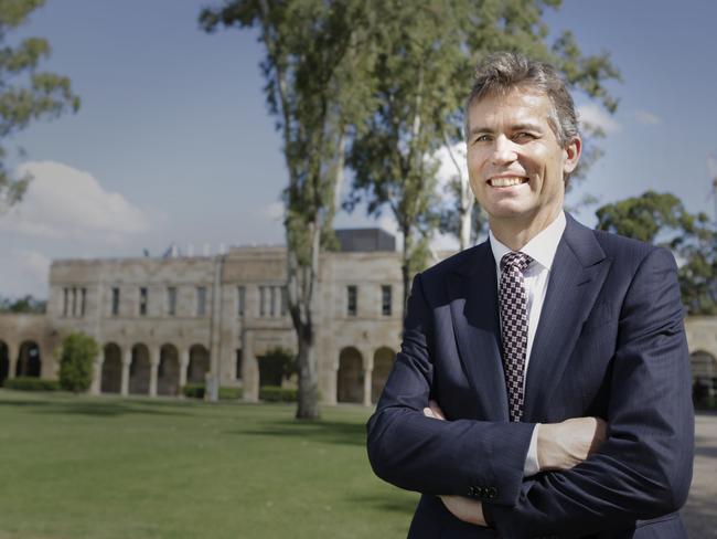 UQ vice chancellor Peter Hoj earned between $1.2 million and $1.215 million. Picture: AAP/Megan Slade