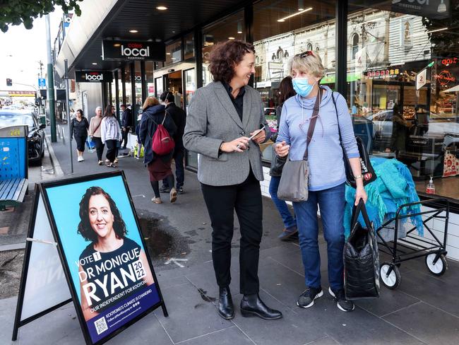 Dr Monique Ryan is a Climate 200 candidate for the seat of Kooyong, currently held by Treasurer Josh Frydenberg. Picture : NCA NewsWire / Ian Currie