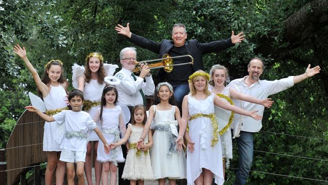 Participants taking part in Carols by the Creek in 2014. Picture: Roger Wyman