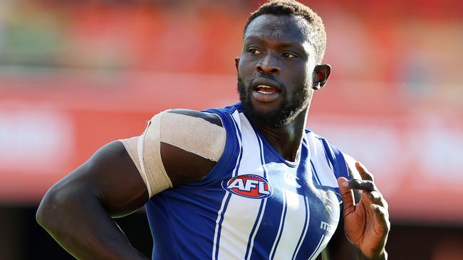 Majak Daw could revive his AFL career at a new club. Picture: Michael Klein