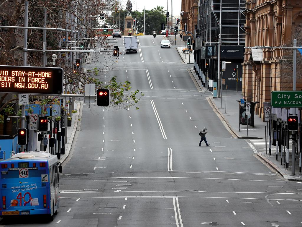 A quiet Bridge St in the CBD. Picture: Toby Zerna