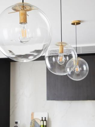 … and their hanging globe lights. Source: The Block