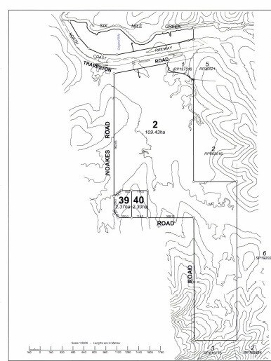 The owners wanted to have the boundaries of the two smaller lots changed to adjoin Noakes Rd, and make the split section part of the large main block.