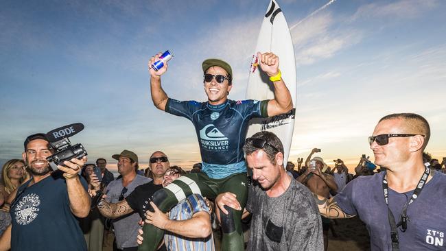 The Aussie backed up his win at the Quiksilver Pro France. (AAP Image/World Surf League)