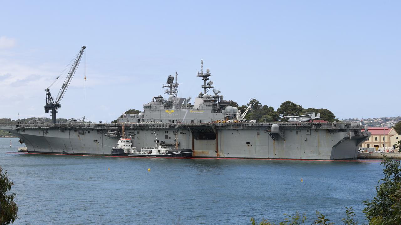 American warship USS Tripoli arrives in Hobart | The Mercury