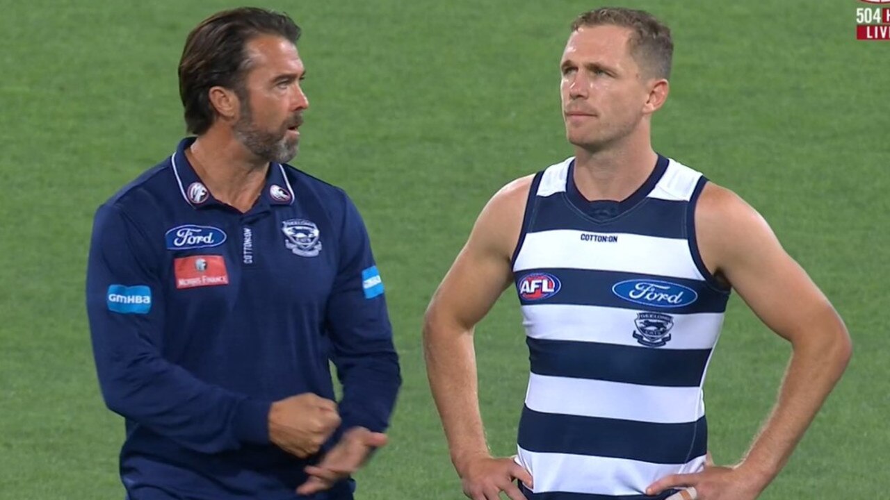 Chris Scott had a message for his captain before the bounce against Collingwood.