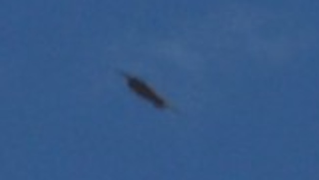 Another photo of a UFO taken by Alan Ferguson at Acacia Hills. Picture: Alan Ferguson