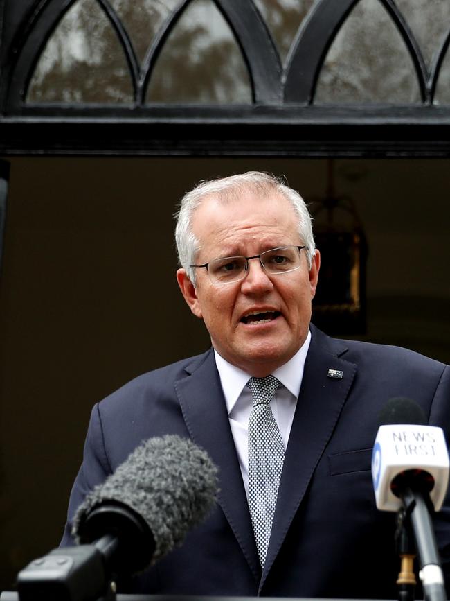 Prime Minister Scott Morrison scuppered the decision four hours later Picture: Brendon Thorne/Getty Images)