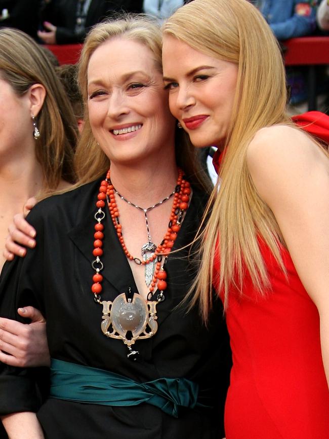 Meryl Streep and Nicole Kidman have been friends for years. Picture: Getty