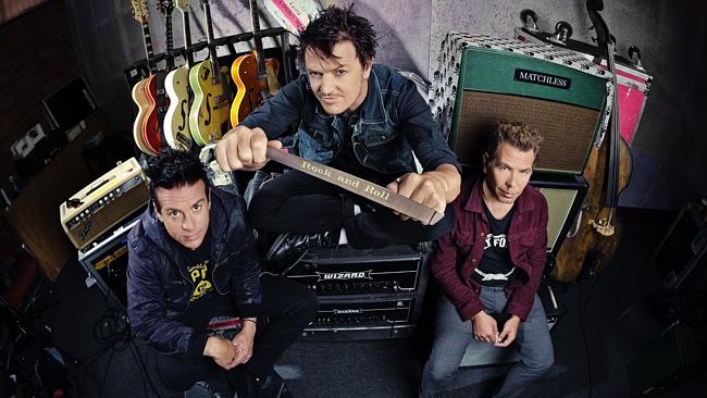 Chris Cheney (centre) and The Living End play Soundwave later this month.