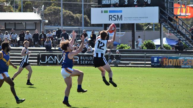 Action from the semi-final between Lincoln South and Marble Range. Picture: Lincoln South Football Club