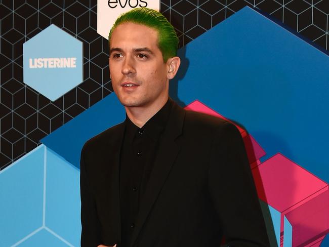 US rapper G-Eazy: It ain’t eazy being green. Picture: AFP