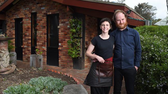 Zoe Birch and Lachlan Gardner at Greasy Zoe's. Picture: Josie Hayden