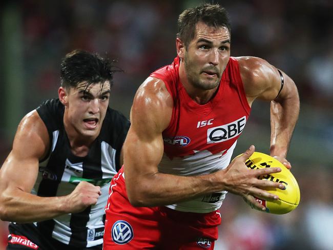 Melbourne legend Garry Lyon has compared Sier to Sydney star Josh Kennedy. Picture: Phil Hillyard