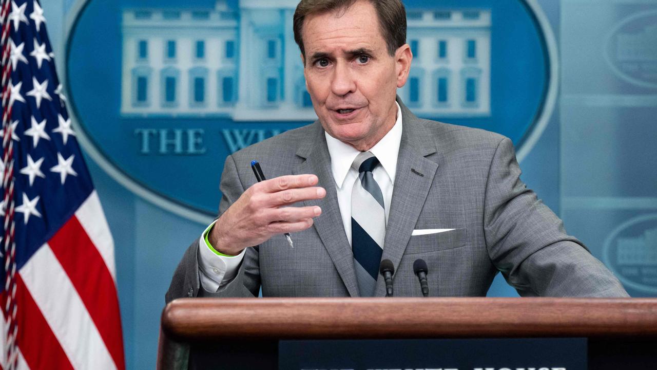 The US National Security Council’s John Kirby said Russia talk of nuclear weapons use was “deeply disturbing”. (Photo by SAUL LOEB / AFP)