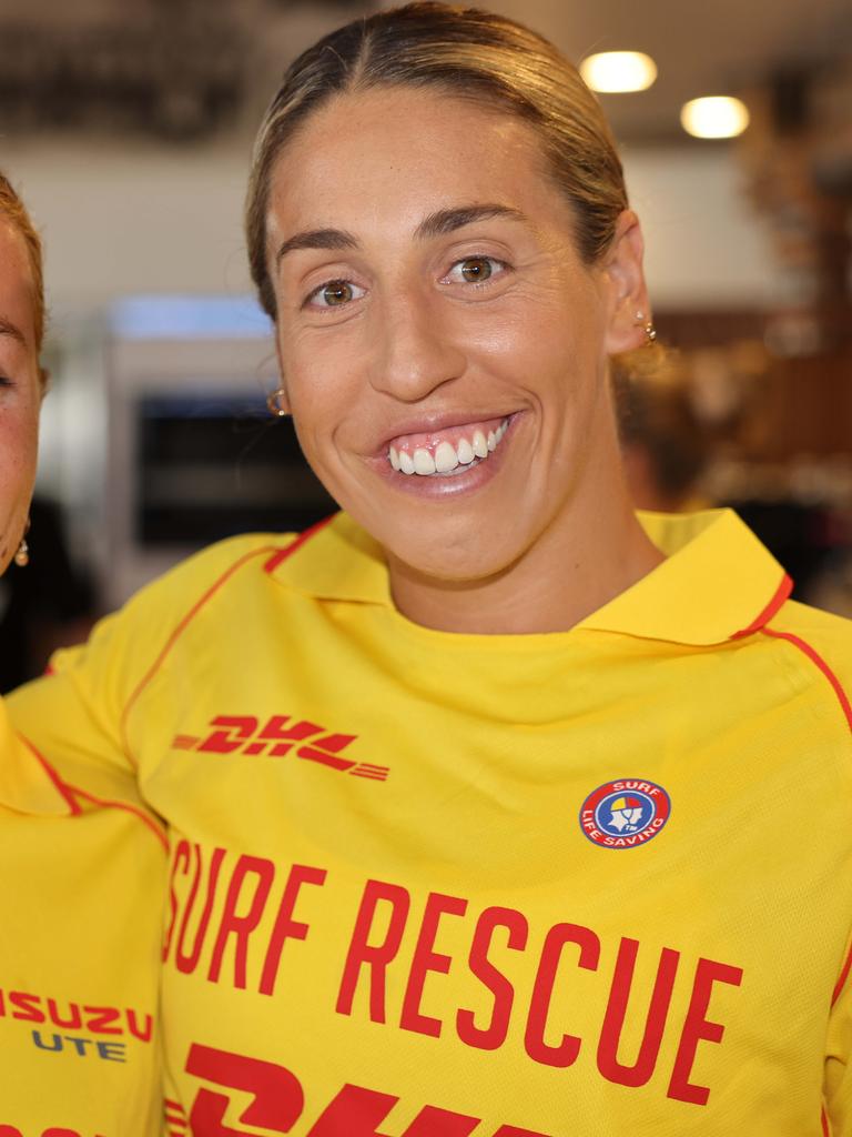 Lana Rogers was involved in the rescue after winning round four of the ironwoman series.