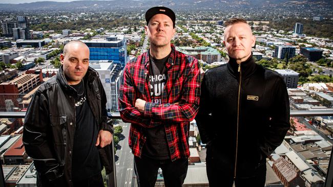 Hilltop Hoods have peppered references to their hometown throughout their vast catalogue. Picture: News Corp Australia.