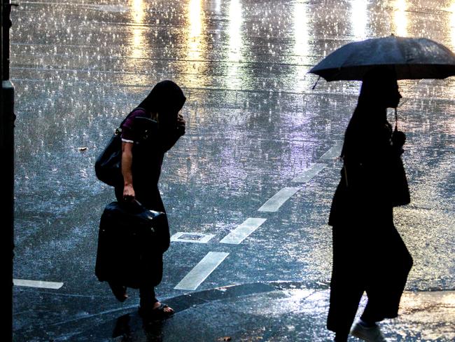 Melbourne is expected to see rain for most of the next seven days. Picture: NCA NewsWire / David Geraghty