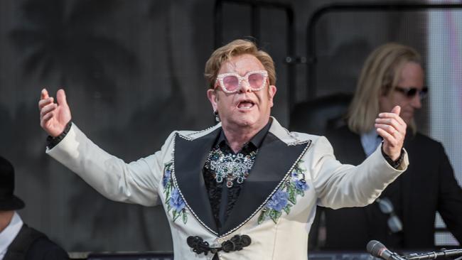 Elton John at Yarra Valley Rochford Wines January 31. Picture: Shotz by Jackson