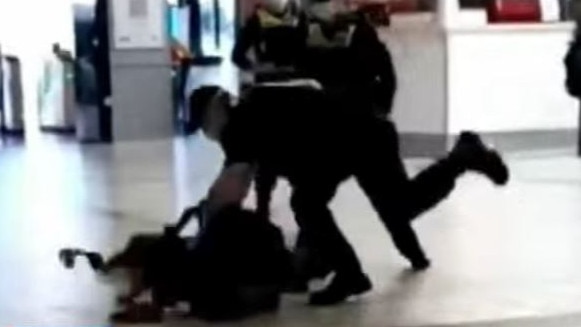 Mr Peterson-English was thrown to the ground when he was arrested in September 2021.